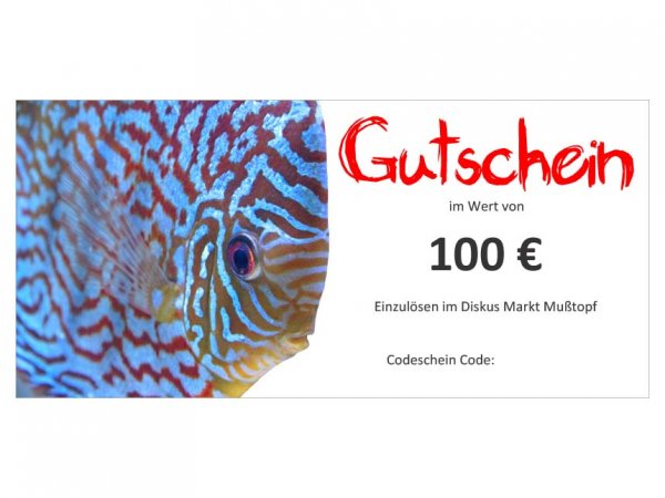 Geschenk Gutschein 100 EURO