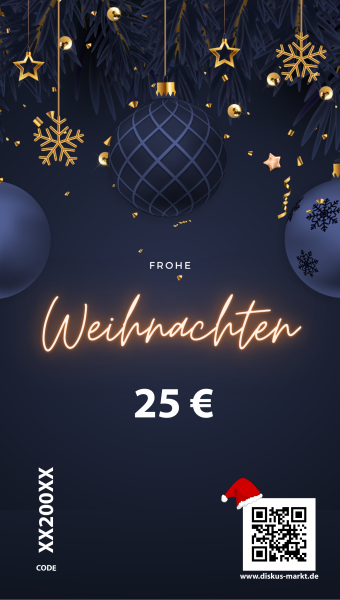 Weihnachts-Gutschein "B" 25 EUR