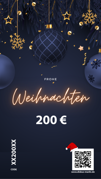 Weihnachts-Gutschein "B" 200 EUR